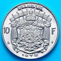 Бельгия 10 франков 1975 год. Французский вариант