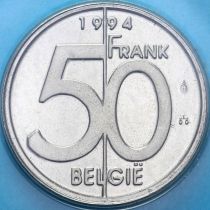 Бельгия 50 франков 1994 год. Фламандский вариант. BU