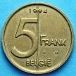 Монета Бельгии 5 франков 1994 год. Фламандский вариант