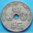 Монета Бельгии 5 сантим 1938 год. 'BELGIQUE - BELGIE'.