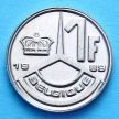 Монета Бельгии 1 франк 1989-1991 год. Французский вариант.