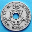 Монета Бельгии 10 сантим 1904 год. Французский вариант.