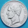 Монета Бельгия 5 франков 1849 год. Серебро.