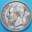 Монета Бельгии 5 франков 1868 год. Серебро. Фламандский вариант.