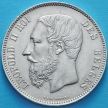 Монета Бельгии 5 франков 1874 год. Серебро.
