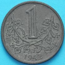 Чехия, Богемия и Моравия 1 крона 1942 год. UNC