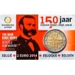 Монета Бельгия 2 евро 2014 год. Красный Крест