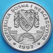 Монета Боснии и Герцеговины 1 суверен 1997 год. Арабский скакун.