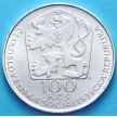 Монета Чехословакии 100 крон 1977 год. Вацлав Холлар. Серебро