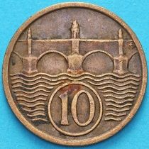 Чехословакия 10 геллеров 1933 год.