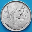 Монета Чехословакия 2 кроны 1947 год.