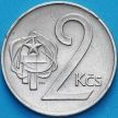 Монета Чехословакия 2 кроны 1989 год.