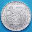 Монета Чехословакии 20 крон 1934 год. Единство. Серебро