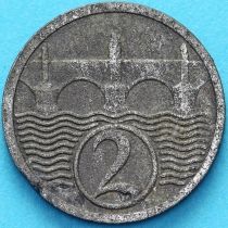 Чехословакия 2 геллера 1924 год. №2