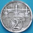 Монета Чехословакия 2 геллера 1924 год.