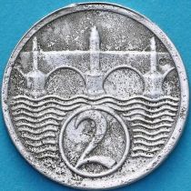 Чехословакия 2 геллера 1924 год.
