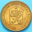 Монета Чехословакия 1 крона 1980 год.
