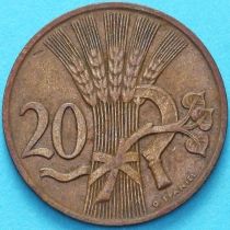 Чехословакия 20 геллеров 1948 год.