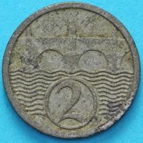 Чехословакия 2 геллера 1923 год.