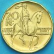 Монета Чехия 20 крон 2012 год. Святой Вацлав.