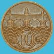 Монета Чехословакия 10 геллеров 1922 год.