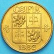 Монета Чехословакия 1 крона 1992 год. BU