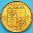 Монета Чехословакия 20 геллеров 1992 год. BU