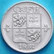 Монета Чехословакии 5 крон 1992 год. BU