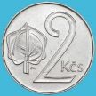 Монета Чехословакия 2 кроны 1991 год.