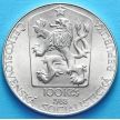 Монета Чехословакии 100 крон 1988 год. Мартин Бенк. Серебро.