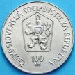 Монета Чехословакии 100 крон 1984 г. Матей Бел. Серебро