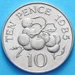 Монета Гернси 10 пенсов 1985 год. Томат