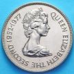 Монета Гернси 25 пенсов 1977 год. 25 лет Правления Елизаветы II