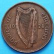 Монета Ирландия 1 пенни 1928 год. Курица.