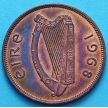 Монета Ирландия 1 пенни 1968 год. Курица.
