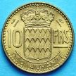Монета Монако 10 франков 1951 год