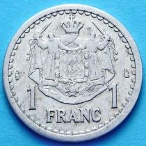 Монако 1 франк 1943 год.