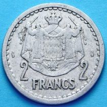 Монако 2 франка 1943 год.