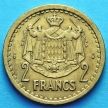Монета Монако 2 франка 1945 год