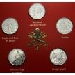 Набор 5 монет по 1 лире 2005 г. Мальтийский Орден, 