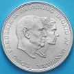 Монета Дании 2 кроны 1960 год. Серебряная свадьба. Серебро. №2