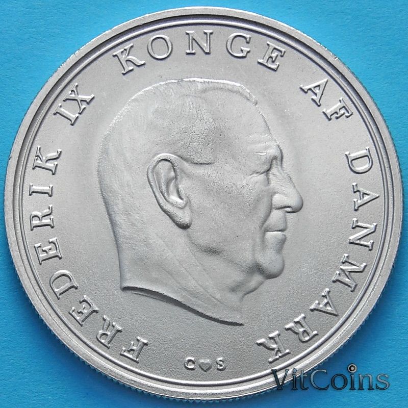 Монета Дании 10 крон 1968 год. Свадьба Принцессы Бенедикты. Монета Дании 10 крон 1968 год. Свадьба Принцессы Бенедикты.