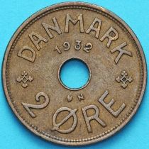 Дания 2 эре 1932 год.