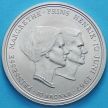 Монета Дании 10 крон 1967 год. Свадьба Принцессы Маргрете. Серебро.