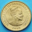 Монета Дании 20 крон 2005 год. Маяк Нолсой.
