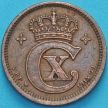 Монета Дания 1 эре 1915 год.