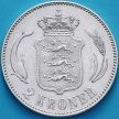 Монета Дания 2 кроны 1915 год. Серебро.