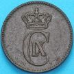 Монета Дания 2 эре 1874 год. CS