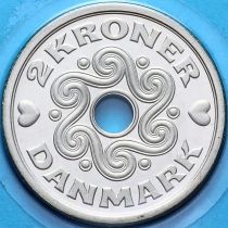 Дания 2 кроны 2007 год. BU