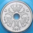 Монета Дания 2 кроны 2007 год. BU